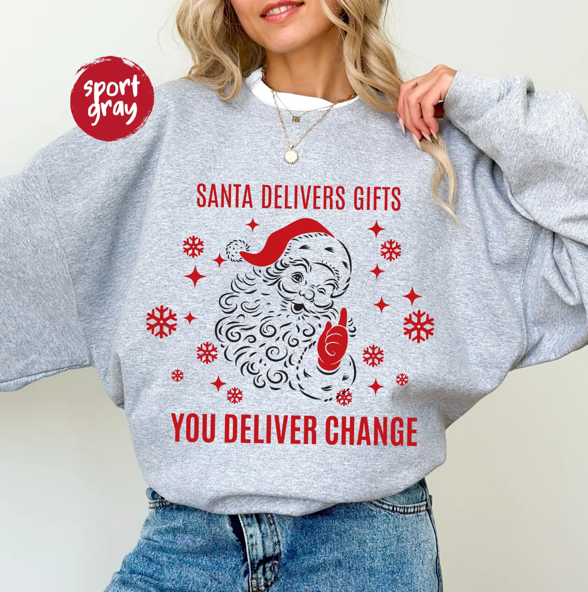 Funny Santa Shirt, Political Christmas Sweatshirt